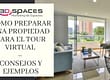 Preparar una propiedad para el tour virtual