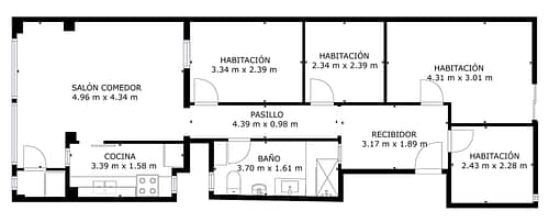 tour virtual matterport planos 2D